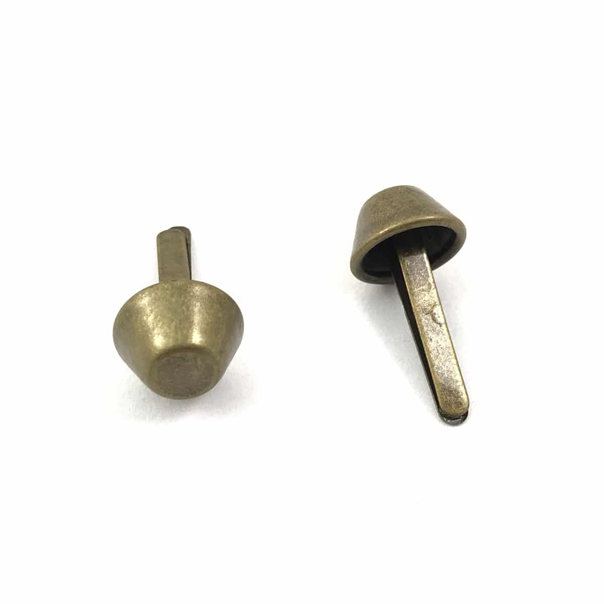 Borchie Metalliche Cono Con Aletta Tre Sfere 1,5 cm - Acu et Filo