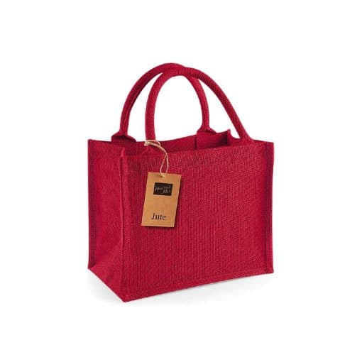 Borsa Juta W412 26 x 22 x 14 cm Rosso