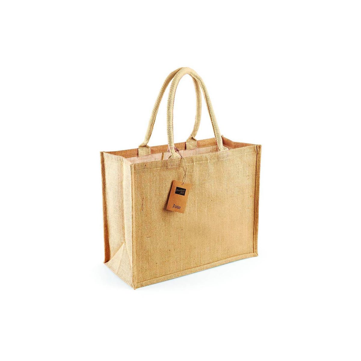 Borsa in juta naturale 42X19H33 - Borse di Paglia