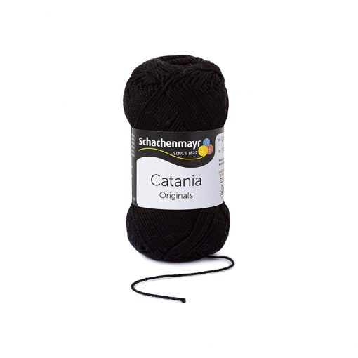 Catania Schachenmayr Cotone 100% Nero Codice Colore 110