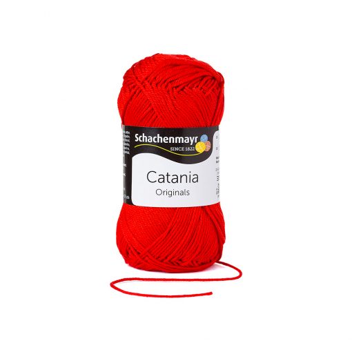 Catania Schachenmayr Cotone 100% Rosso Codice Colore 115