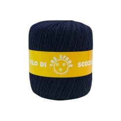 Filo di Scozia Tre Sfere N. 16 Cotone 100% Blu Notte Codice Colore 324