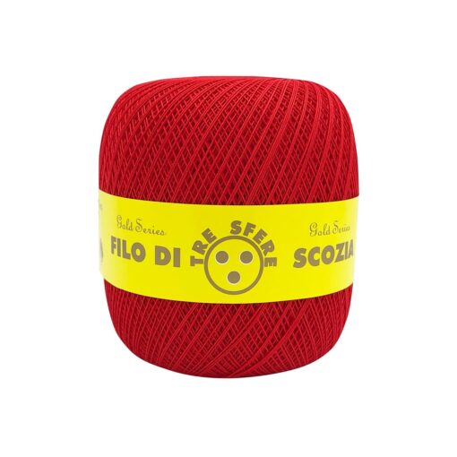 filo di scozia 16 tre sfere rosso 9