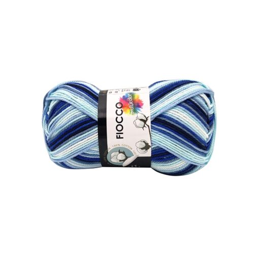 fiocco multicolor tre sfere azzurro 9520
