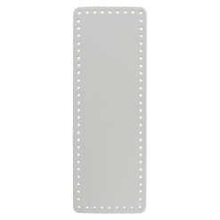 Fondo Borsa Rettangolare 31 x 11 cm Ecopelle Bianco