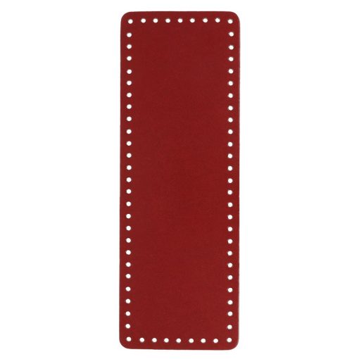 Fondo Borsa Rettangolare 31 x 11 cm Ecopelle Rosso