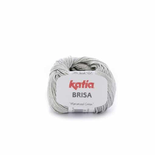 lana filato brisa knit cotone mercerizzato viscosa grigio chiaro primavera estate katia 25 g