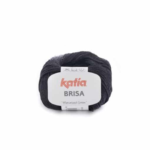 lana filato brisa knit cotone mercerizzato viscosa nero primavera estate katia 2 g