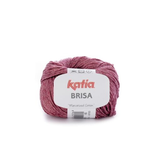 lana filato brisa knit cotone mercerizzato viscosa rosato scuro primavera estate katia 59 g