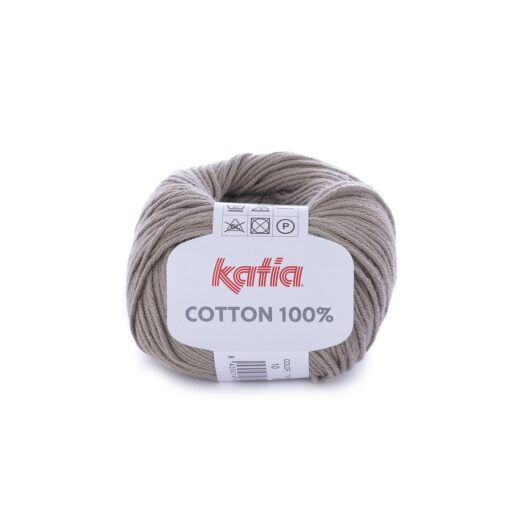 lana filato cotton100 knit cotone grigio pietra primavera estate katia 10 g