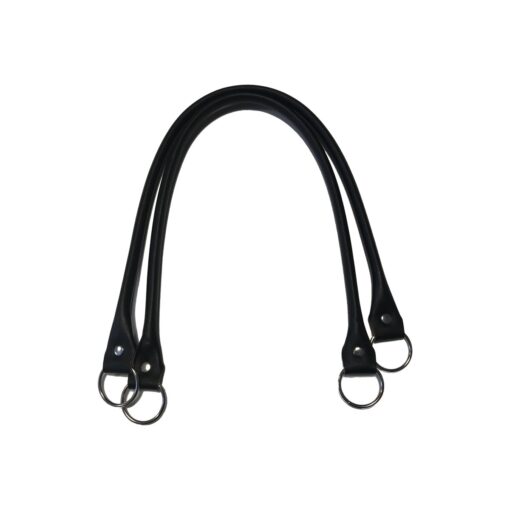 manici 64 cm ecopelle nero
