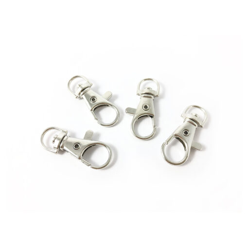 Moschettoni Ovali M44 3,5 Cm per Borse Argento