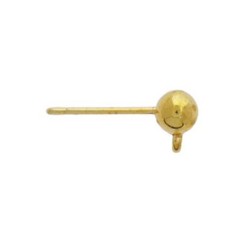 opt 600x600 es10233 orecchino perno con pallina 4mm dorato