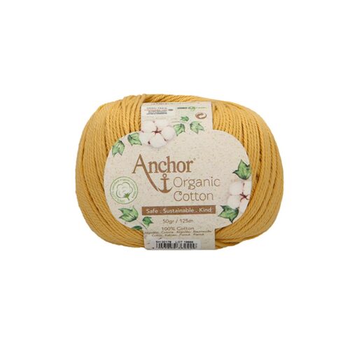 organic cotton anchor giallo 178
