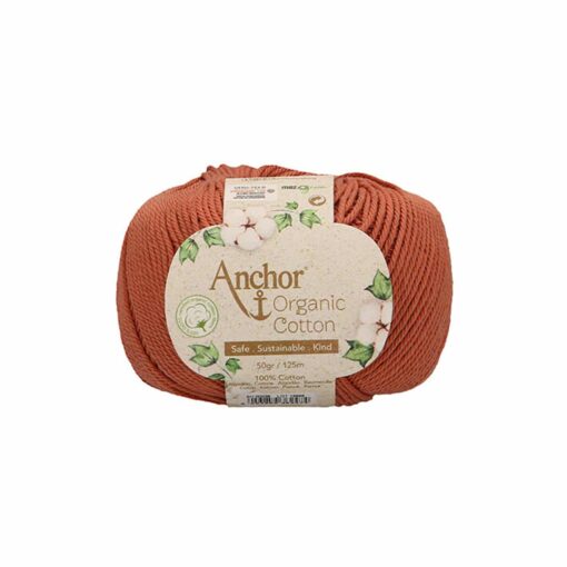 organic cotton anchor marrone terra 38