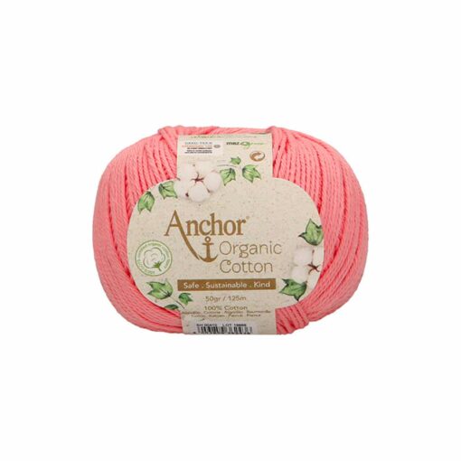 organic cotton anchor rosa fenicottero 410