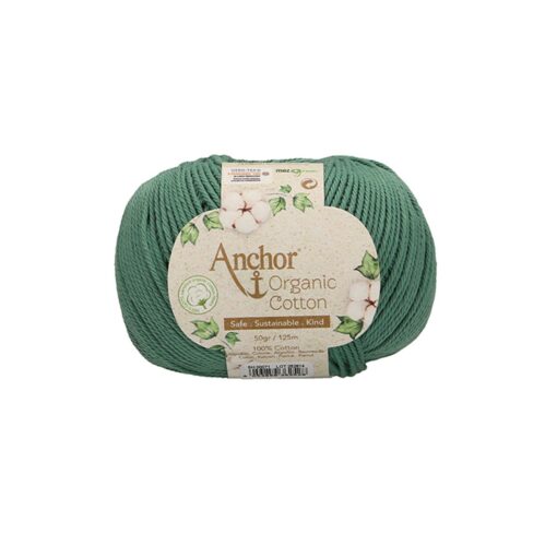 organic cotton anchor verde muschio 71