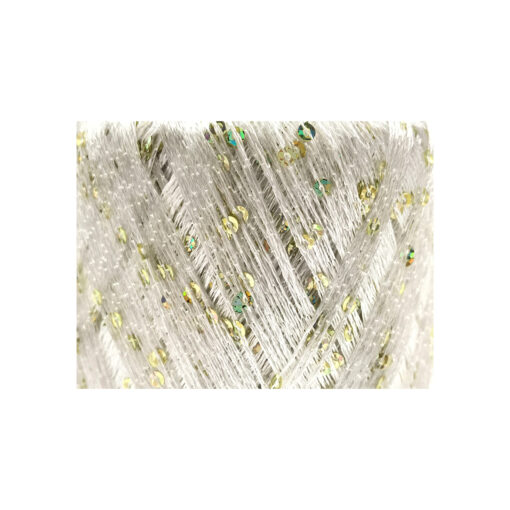 Paillettes Tre Sfere Filato Lurex con Pailettes 25 gr Avorio Codice Colore 0115
