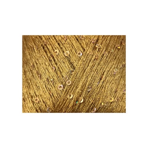 Paillettes Tre Sfere Filato Lurex con Pailettes 25 gr Oro Codice Colore 16015