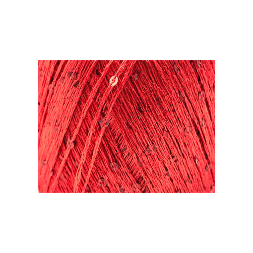 Paillettes Tre Sfere Filato Lurex con Pailettes 25 gr Rosso Codice Colore 515