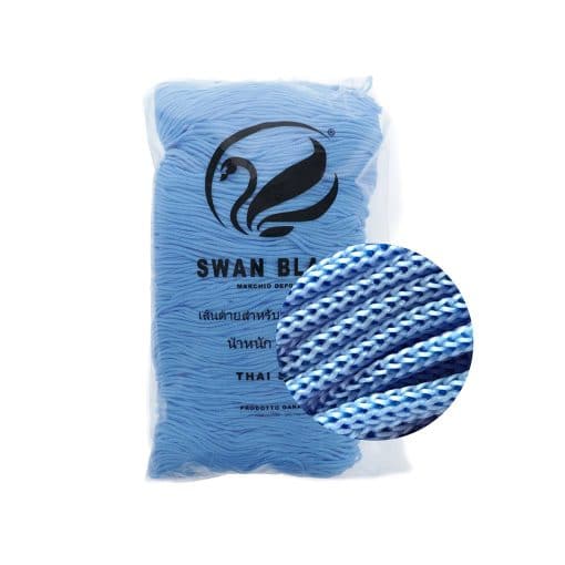Swan Black Tre Sfere Cordino Azzurro 080