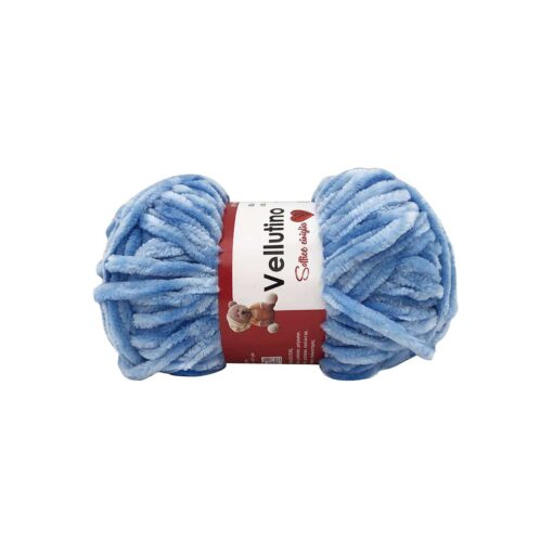 vellutino tre sfere azzurro 4225