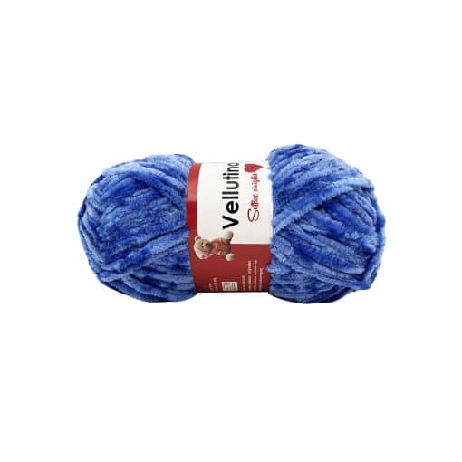 Vellutino Tre Sfere Ciniglia Poliestere 100% Azzurro Sport 728FCE