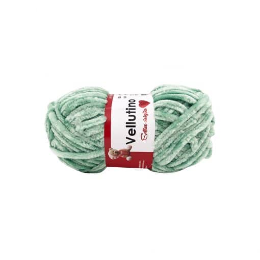 Vellutino Tre Sfere Ciniglia Poliestere 100% Verde Mare 99C68E