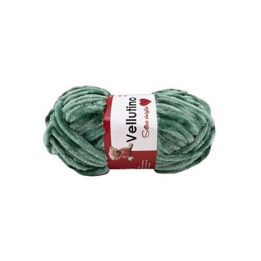 Vellutino Tre Sfere Ciniglia Poliestere 100% Verde Mare Scuro 8BB381