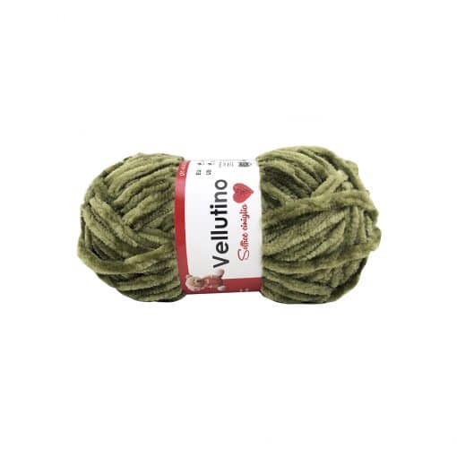 Vellutino Tre Sfere Ciniglia Poliestere 100% Verde Muschio ADA96E