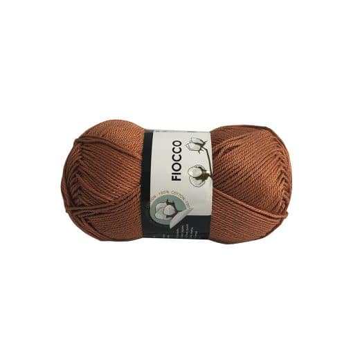 Fiocco Tre Sfere Cotone 100% Marrone Chiaro Codice Colore 7190