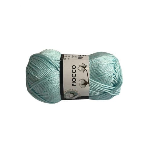 Fiocco Tre Sfere Cotone 100% Verde Acqua Codice Colore 7608