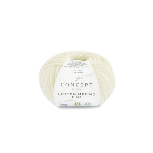 Cotton-Merino Fine Katia Cotone Organico 70% Merino Extrafine Superwash 30% Codice Colore 80