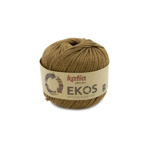 Ekos Katia Cotone Riciclato 50% Poliestere Riciclato 47% Altre fibre 3% Marrone Codice Colore 117