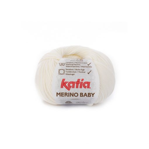 Merino Baby Katia Lana Merino Extrafine 100% Codice Colore 1