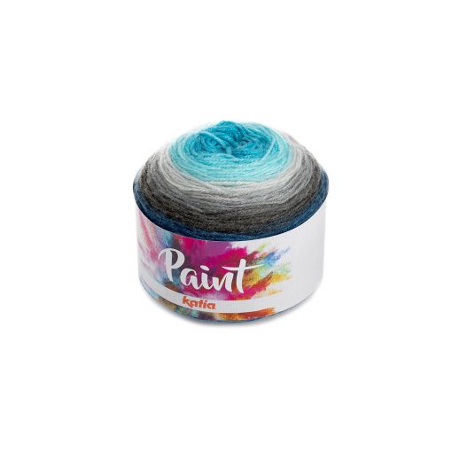 Paint Katia Acrilico 80% Lana 20% Blu Grigio 52