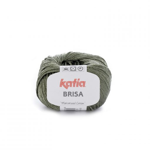 Brisa Katia Cotone Mercerizzato 60% Viscosa 40% Kaki Codice Colore 62
