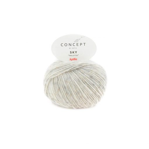 Sky Concept by Katia Cotone 32% Merino 30% Poliammide 26% Baby Alpaca 12% Grigio Chiaro Codice Colore 81