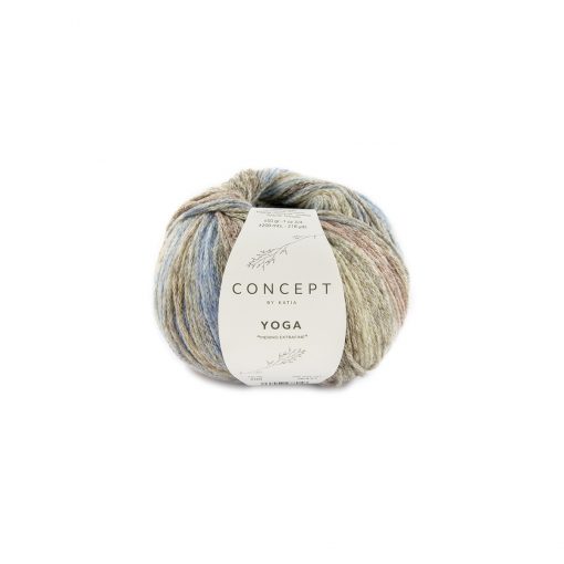 Yoga Concept by Katia Cotone 45% Merino Extrafine 42% Poliammide 13% 208 - Blu-Marrone