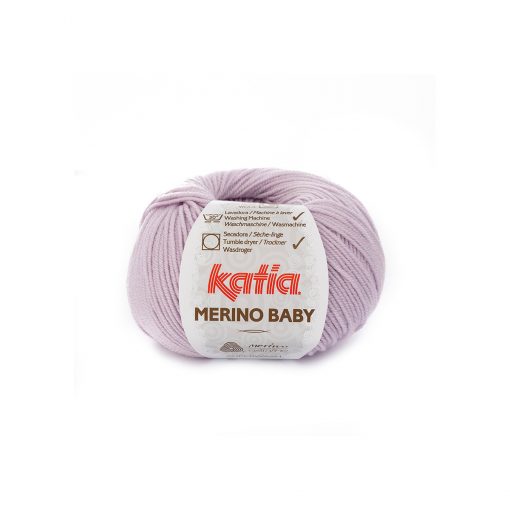 Merino Baby Katia Lana Merino Extrafine 100% Malva Chiaro Codice Colore 66