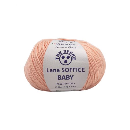 Soffice Baby Tre Sfere Lana 50% Acrilico 50% Irrestringibile Albicocca 229
