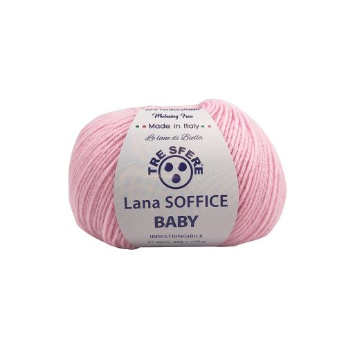 Soffice Baby Tre Sfere Lana 50% Acrilico 50% Irrestringibile Rosa 306