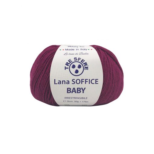 Soffice Baby Tre Sfere Lana 50% Acrilico 50% Irrestringibile Vinaccia 104