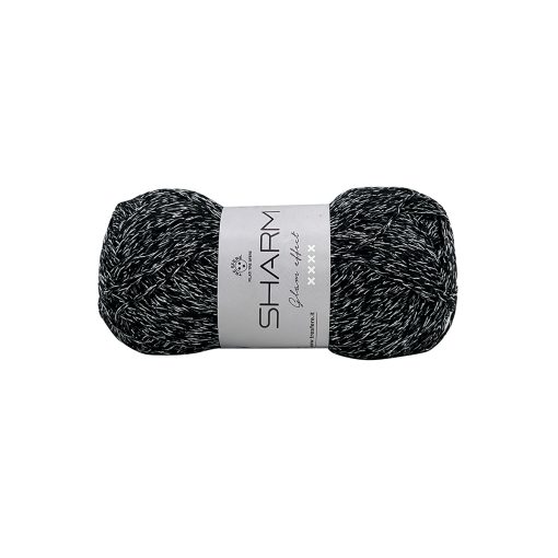 Sharm Tre Sfere Cotone 75% Poliestere 25% Nero-Argento 01