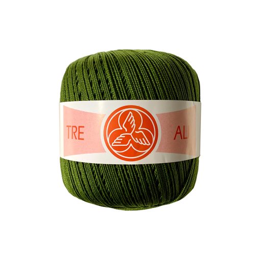 Filo di Scozia Tre Ali N. 5 Cotone 100% Verde Foglia 328