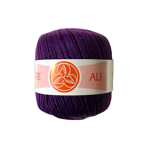 Filo di Scozia Tre Ali N. 5 Cotone 100% Viola Scuro 023