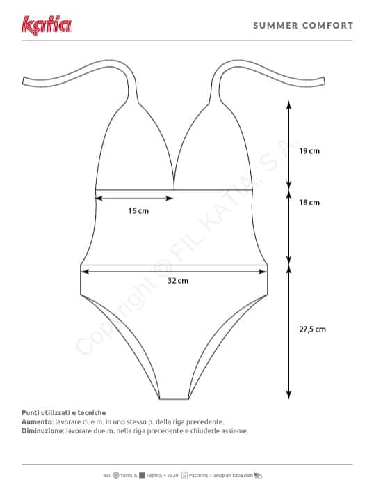 Tutorial e schema scritto bikini by Ester MissDIY Pagina 3 di 6