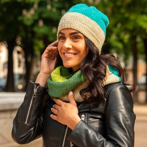 Roller Mondial Cappello e Collo a Maglia