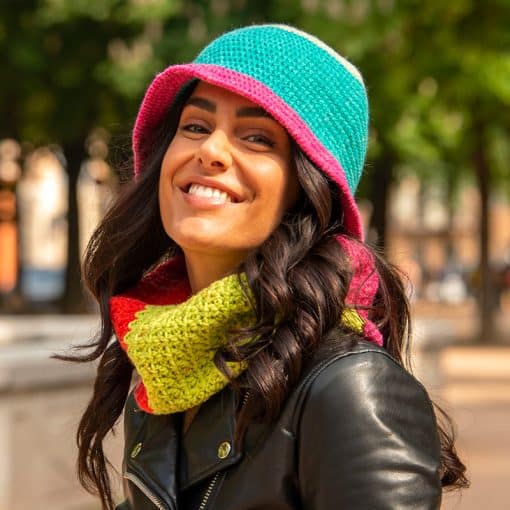 Roller Mondial Cappello e Collo ad Uncinetto