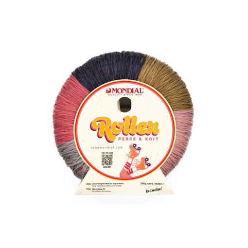 Roller Mondial Lana Vergine Merino Superwash 25% Microfibra PC 75% 384